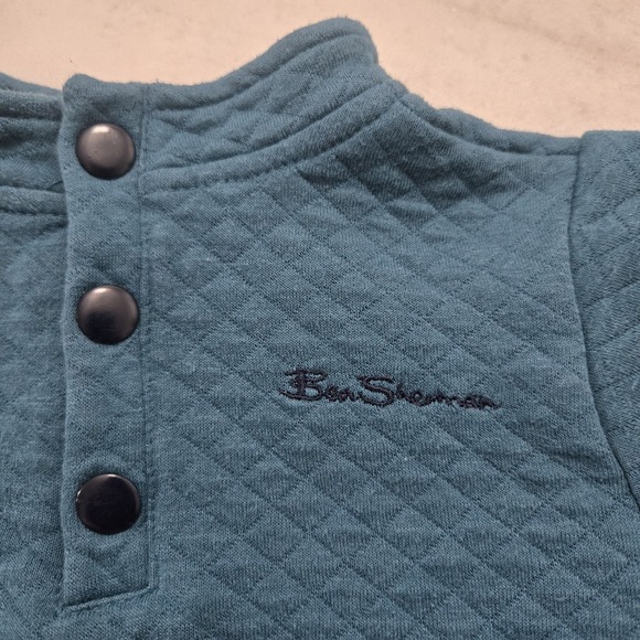 Ben Sherman 3 Pcs Set Quilted Sweatshirt 2T Boys Teal Burnt Orange Navy Blue - Picture 13 of 16